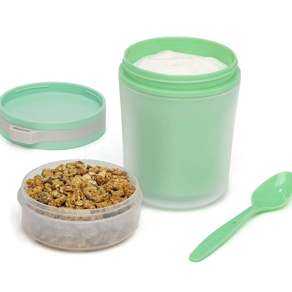 Goodful Double Wall Insulated Yogurt Snack Container, Leak Proof Food Storage - Picture 1 of 7